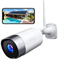 Mibao Cámara de Vigilancia WiFi Exterior- IP66 a Prueba de Agua y Polvo-Cámara de Seguridad-Visión Nocturna de 20 Metros…